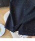 Thin shiny sequin wool skirt for women in autumn and winter large size high waist slim A-line hip skirt slit straight middle skirt