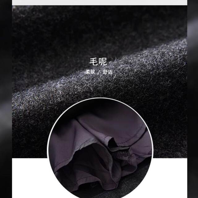 Gray woolen short skirt, large size a-line skirt, women's autumn and winter black hip-covering culottes, woolen versatile and slimming