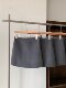 Gray woolen short skirt, large size a-line skirt, women's autumn and winter black hip-covering culottes, woolen versatile and slimming