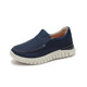Lairsdan men's shoes new leather shoes fashionable round toe casual footwear with one foot lazy loafers 5MM74602