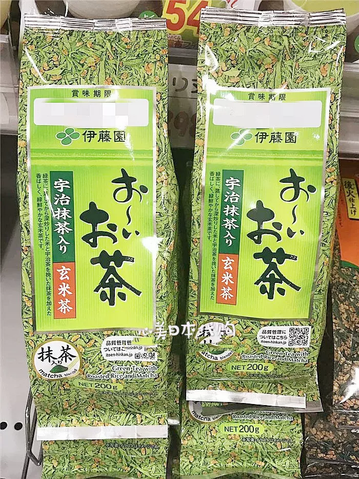 現貨日本伊藤園宇治玄米茶抹茶入玄米茶200g 袋裝