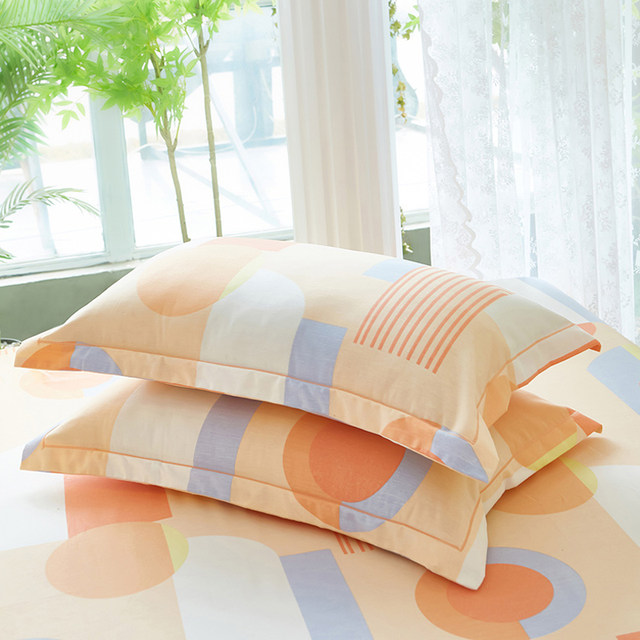 All -cotton pillow set in autumn and winter one pair of 100 cotton student dormitory single -player 48x74 pillow core inner bile sleeve