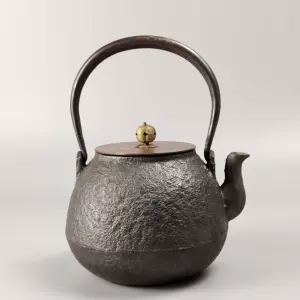 龍文堂 安之介造 花押 鉄瓶 蓋 銅蓋 蓋のみ 在銘 時代煎茶道具 - 工芸品