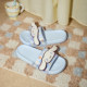 Fruit shell slippers for women in summer Sanrio co-branded new flat-soled versatile EVA slippers shit-like home slippers