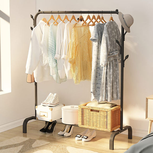 Simple wardrobe steel pipe, thick reinforcement, thick, strong, durable all -steel frame Korean creative putting clothes dormitory iron frame
