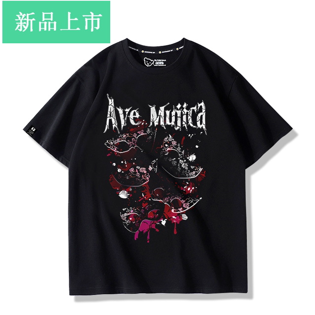 BanG Dream Ave Mujica Toyokawa Shoko Wakaba Mujica loose short-sleeved T-shirt pure cotton clothes