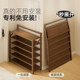 Folding shoe rack dormitory small multi-story household small narrow door rental house installation entry door simple shoe cabinet