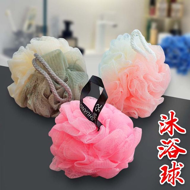 High-end large-sized bath ball, non-scattering bath flower ball, cute bubble bath, female bath flower bath towel