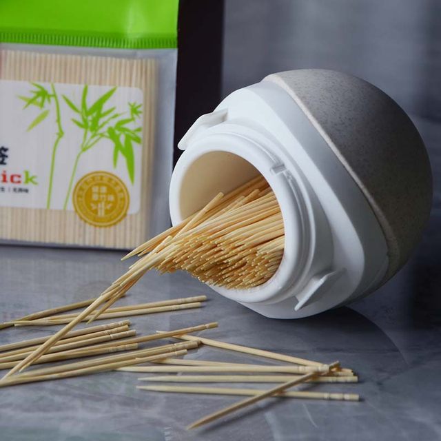 A169 household single-head bamboo toothpicks, 200 pieces, hotel environmentally friendly restaurant, portable bagged bamboo toothpicks