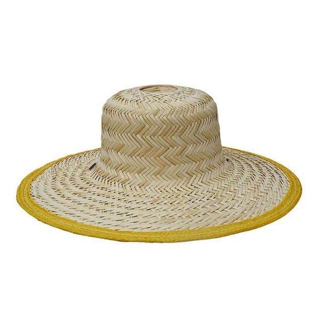Bamboo woven sunshade breathable straw hat farmers work outdoor sun hat construction site agricultural tea fishing sun protection hat