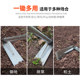 1.2 meter long hoe for vegetable farming, gardening and plowing tools, forged iron handle, long handle, all-steel anti-falling hoe