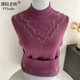 Mom's winter velvet thickened sweater bottoming shirt grandma's warm top middle-aged and elderly women's autumn and winter knitted sweater