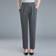 Spring and Autumn Middle-aged and Elderly Women's Casual Pants Pure Cotton Elastic Loose Large Size Mother Elastic High Waist Straight Sports Women's Pants