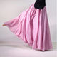New style of literary retro cotton and linen skirt for women, versatile high waist slim big sporty A-line skirt, large size Zen midi skirt