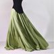 New style of literary retro cotton and linen skirt for women, versatile high waist slim big sporty A-line skirt, large size Zen midi skirt