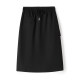 Cloudspace loose waist A -line long skirt Spring and autumn commute skirt