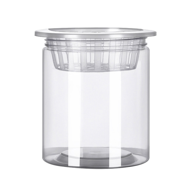 Hydrophilic utensils plastic transparent cylindrical flower pot vegetable bean seeds meaty lychee sweet potato planting basket planting bottle