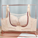 Adjustable front buckle and sagging correcting underwear, strapless anti-exposure full cup, large breasts, small size bra, thin