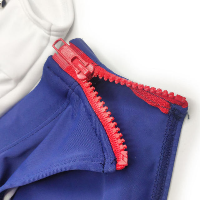 Men's side double zipper sexy triangle swim trunks fashionable swimsuit waterproof hot spring quick-drying bikini briefs summer