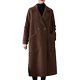The clearance counter has withdrawn extra large size fat mm 300Jin [Jin is equal to 0.5kg] mid-length coat for women, lamb wool warm coat for women