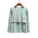 Pure cotton modal pregnant women's postpartum confinement clothes feeding clothes for going out long-sleeved breastfeeding T-shirt top base shirt spring and autumn