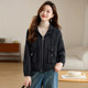 Small short coat women's spring and autumn new style loose middle-aged mother's clothing fashionable age-reducing casual hooded top