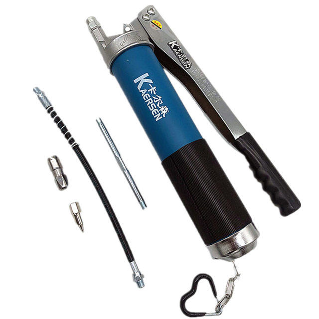 Carlson transparent gun high pressure manual caterpillar butter gun zipper type oil bullet special grease grease gun