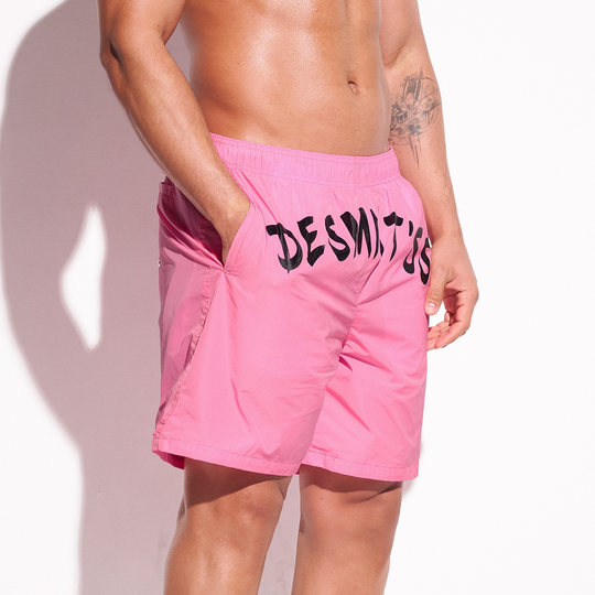 desmiit Fashionable casual shorts for men loose quick-drying sports beach pants for summer can be put into the water and swim trunks