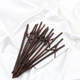 Natural bamboo bamboo hairpin carbonized bamboo branches diy ancient style hairpin entangled with flowers glass jewelry accessories materials bun hair