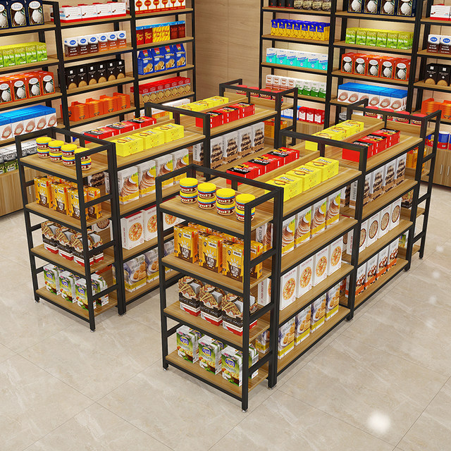 Nakajima shelf rack multi-layer display cabinet multi-functional snack ...