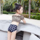 
2025 new girls swimsuits, children's split triangle suspender swimsuits, adjustable Korean cute swimsuits