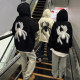 Fat MM Extra Large Size 2-300Jin [Jin equals 0.5 kg] Fleece Thickened Printed Spider Zipper Sweatshirt for Women in Autumn and Winter New Loose Jacket