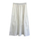 2024 Summer new loose waist cocoon large skirt puffy skirt medium long thin pocket leisure half skirt female