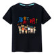 Pure cotton T-shirt class uniform custom logo work clothes short-sleeved printed cultural shirt party group class uniform round neck students
