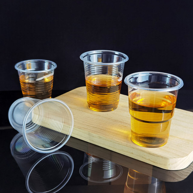 Disposable cup, whole box plastic cup, household aviation cup, high temperature resistant size, thickened commercial tea cup, water cup