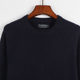 Sunshine Home Spring New Foreign Trade European and American Large Size Men's Sweater 100 Wool Round Neck Pullover Knitted Sweater Base