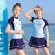 Children's swimsuit girls' new split skirt style medium and large children's swimsuit girl's cute quick-drying super fashionable swimsuit