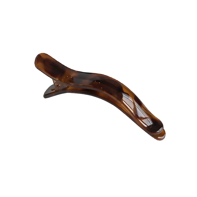 Daily elegant leopard print medium-sized duckbill clip washing face mask bangs clip both sides of hair clip out street hair clip