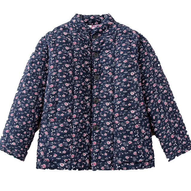 Pure handmade cotton cotton coat for women in winter thickened warm cotton coat grandma's home large size cotton-padded jacket mother's jacket