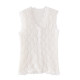 Summer ladies lace sling vest high-end hollow small v-neck sleeveless top with thin lace shirt