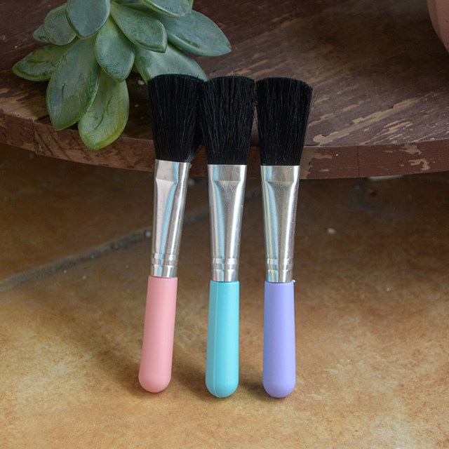 Succulent plant moss tool soft hair green small leaf dust removal cleaning brush gardening pot cleaning grey removal powder
