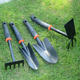 Planting flowers, small vegetables, sea-driving shovel, gardening hoe tool, rake, small weeding shovel, shovel, three-piece set, small planting