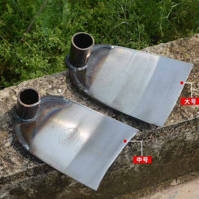 Agricultural weeding, plowing, digging, land reclamation, household vegetable gardening tools, multi-functional thickened manganese steel large hoe