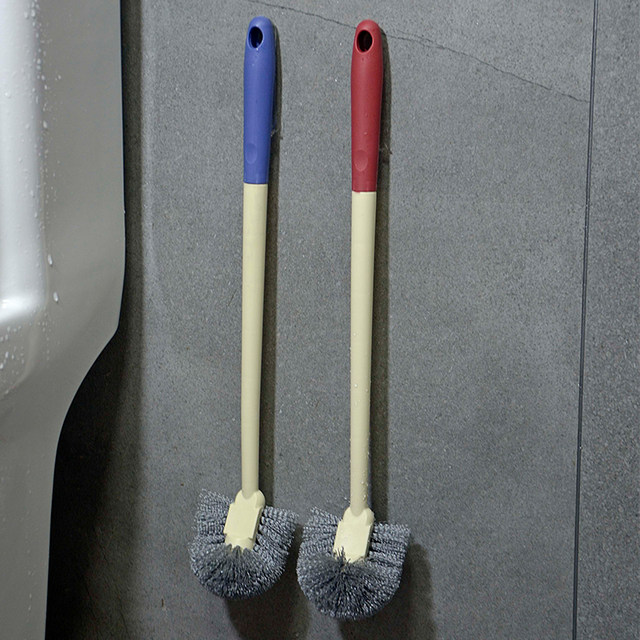 Toilet brush long handle without dead corner toilet brush toilet cleaning clean brush brush toilet wall hanging wall -mounted durable and extended dedication