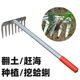 Sea-driving rake clam digging artifact professional sea-driving tool set adult beach digging snails oysters and crabs net bag
