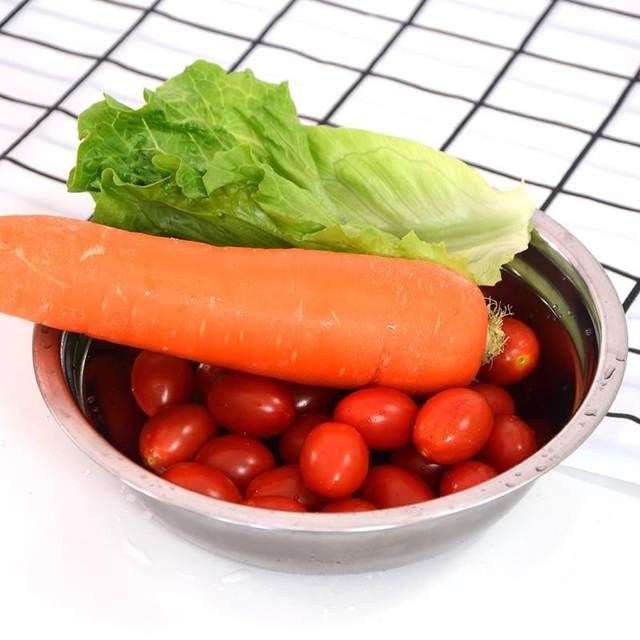 Stainless steel household fast food plate soup bowl plate student dining plate stainless steel basin kitchen standard grade beating eggs and noodles