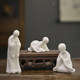 
Zen ceramic figure, phaseless Buddha, Chinese style entrance ornaments, little monk, fish tank, bonsai, gardening, home living room decoration