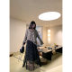 HVIVI wrinkled texture elastic waist mesh skirt for women in summer 2025 new versatile slim A-line umbrella skirt