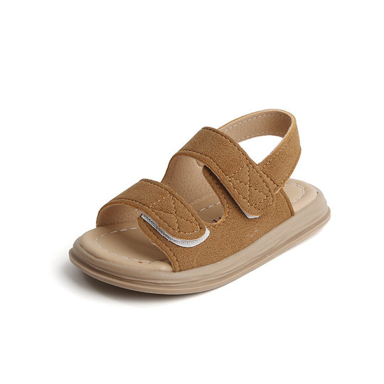 Baby boy sandals summer new baby 0-1-2 years old soft-soled non-slip toddler shoes girls open-toe beach shoes trendy 4