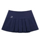 24 autumn American retro campus style letter embroidery solid color pleated short skirt versatile slim hot girl a-line skirt skirt
